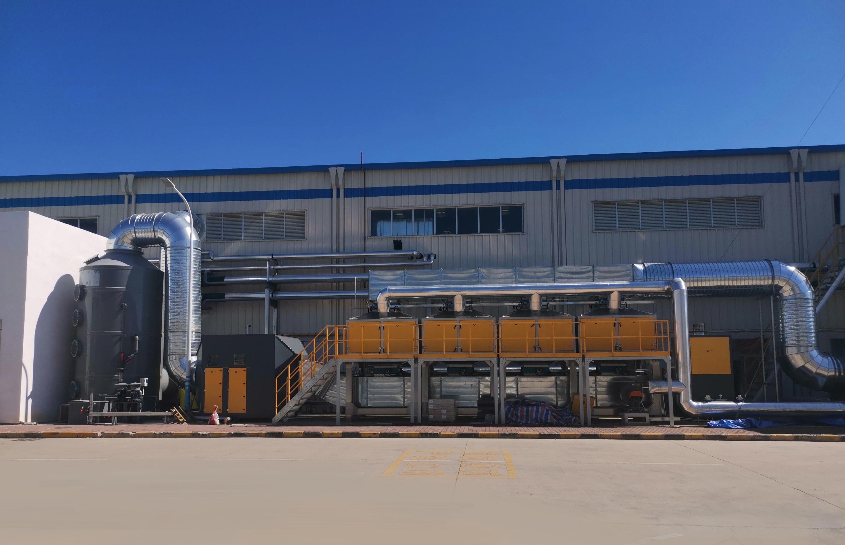 汕尾比亚迪厂房废气处理